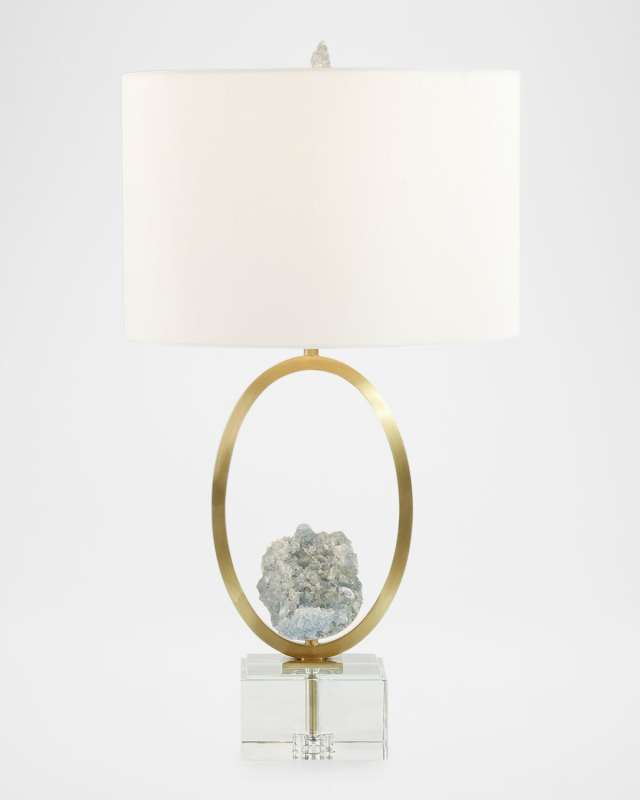 Crystal Geode 28" Table Lamp